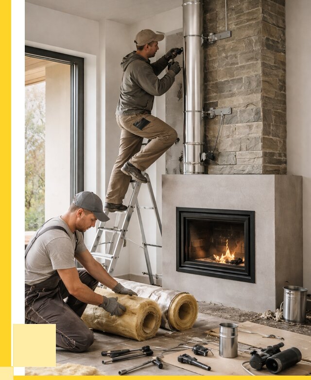 Монтаж дымоходов для каминов в Рубцовске от 15170 р. ЭриданРбц