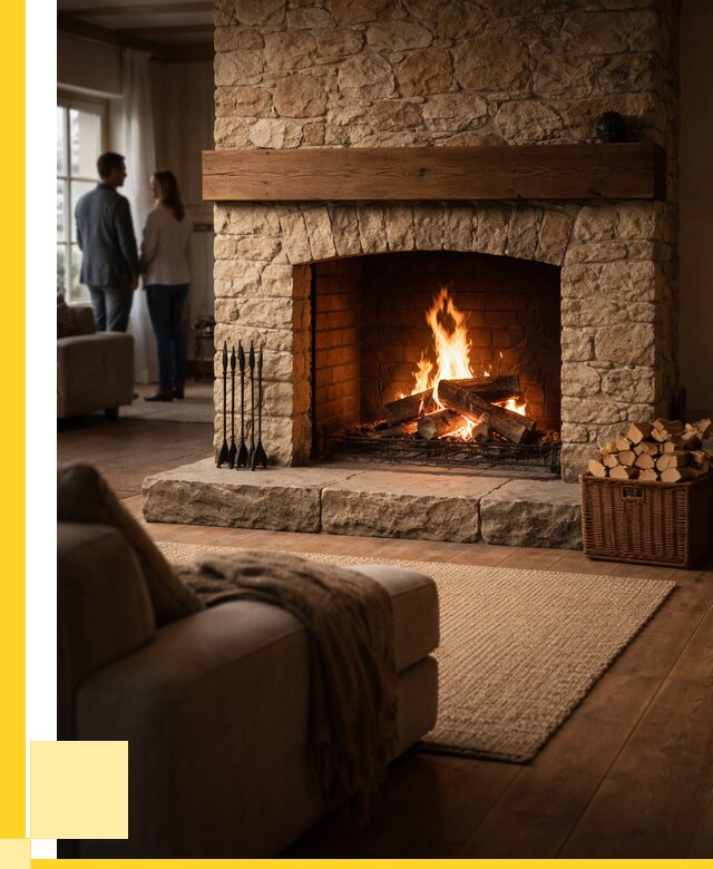 Открытые камины под ключ в Рубцовске от 151695 р. ЭриданРбц