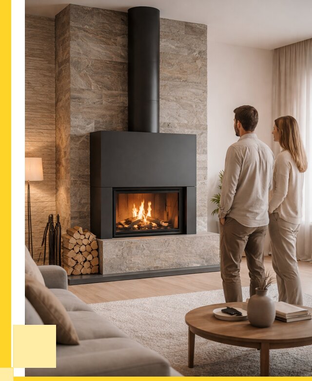 Закрытые камины под ключ в Рубцовске от 121356 р., ЭриданРбц