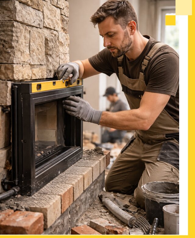 Дровяные камины под ключ в Рубцовске: монтаж, обустройство