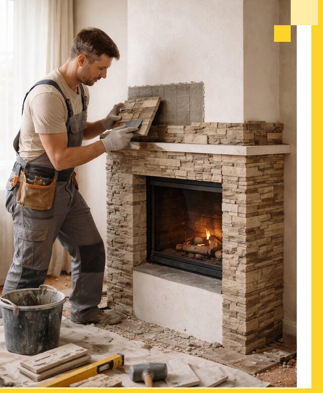 Изготовление и монтаж каминов для дома под ключ в Рубцовске