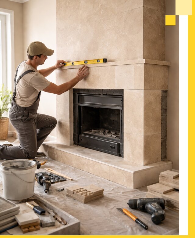 Установка и монтаж каминов в частном доме под ключ в Рубцовске