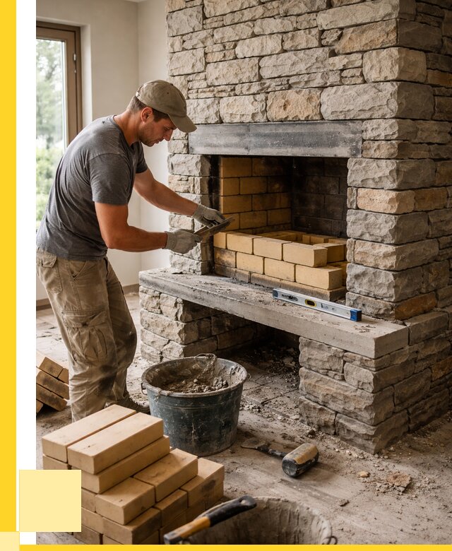 Кладка каминов и камина в Рубцовске от 25283 р. ЭриданРбц