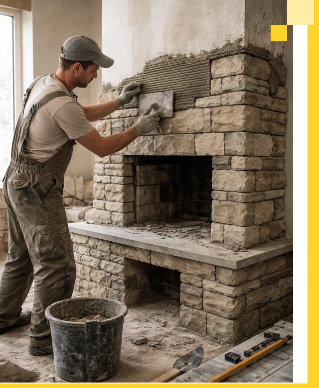 Строительство каминов под ключ в Рубцовске от проектирования до монтажа