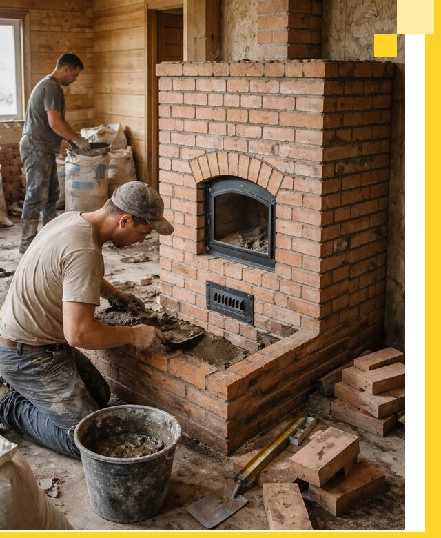 Профессиональное строительство печей в Рубцовске под ключ