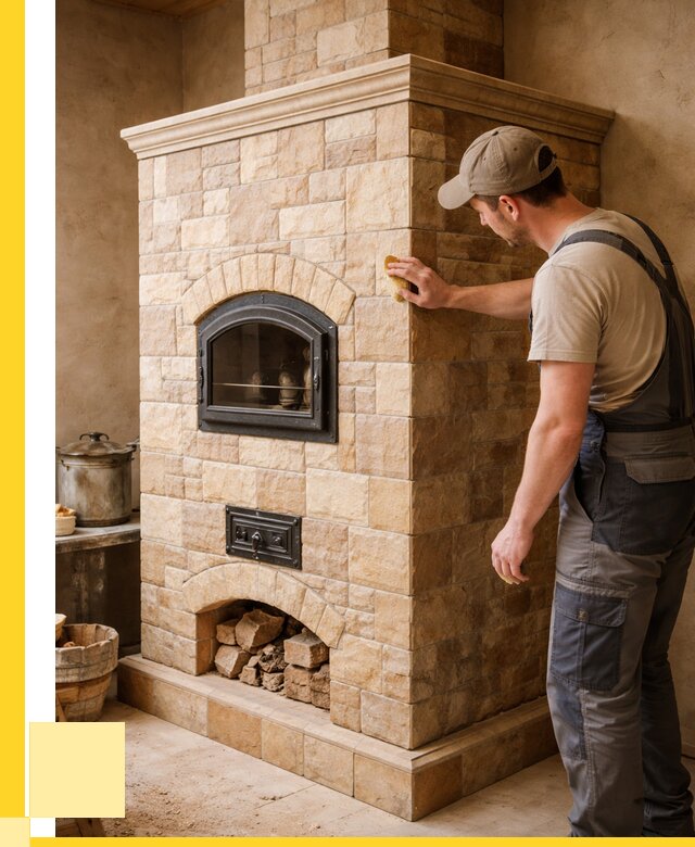 Облицовка печей в Рубцовске от 4551 р. под ключ | ЭриданРбц