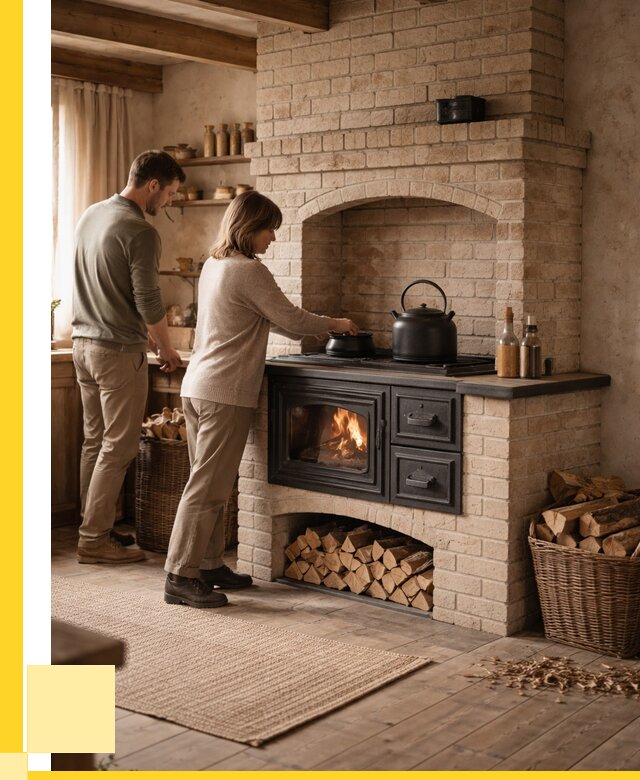 Печи с плитой в Рубцовске от 45509 р. | ЭриданРбц — кирпичная печь