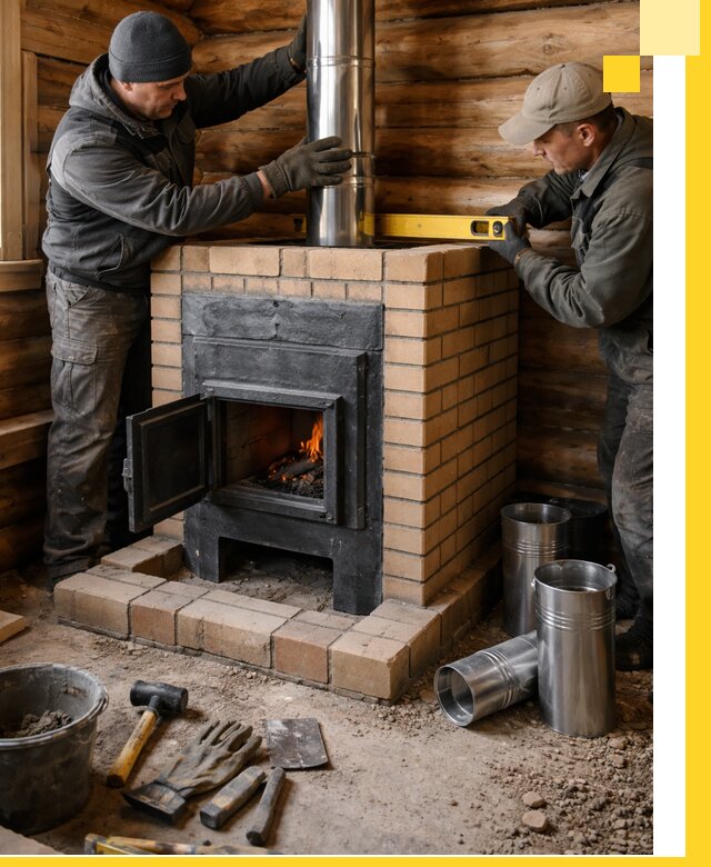 Проектирование, изготовление и установка банных печей в Рубцовске