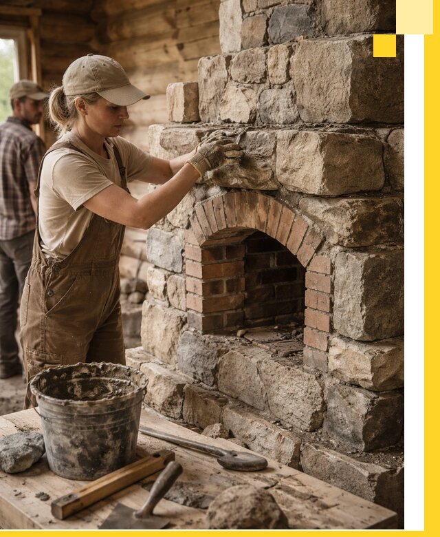 Каменные печи на заказ и монтаж в Рубцовске, долговечные решения