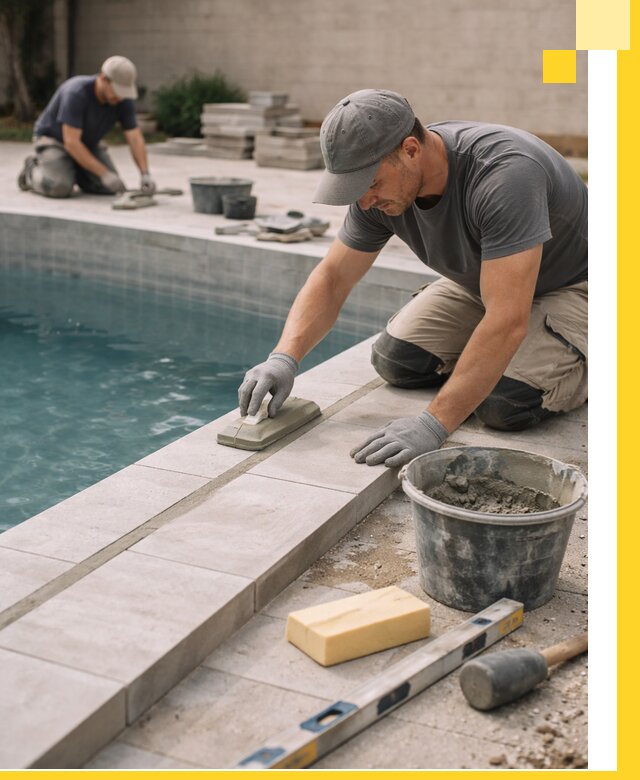 Отделка бассейнов в Рубцовске: декоративная отделка и гидроизоляция