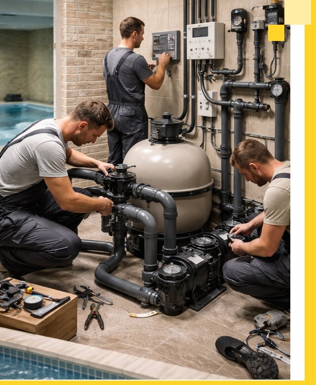 Комплексное оборудование для бассейнов под ключ в Рубцовске