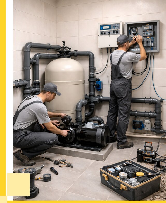 Монтаж оборудования для бассейнов в Рубцовске от 40452 р. | ЭриданРбц