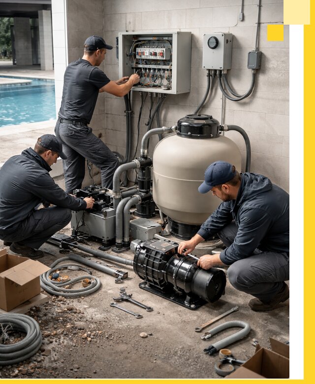 Профессиональный монтаж оборудования для бассейнов в Рубцовске