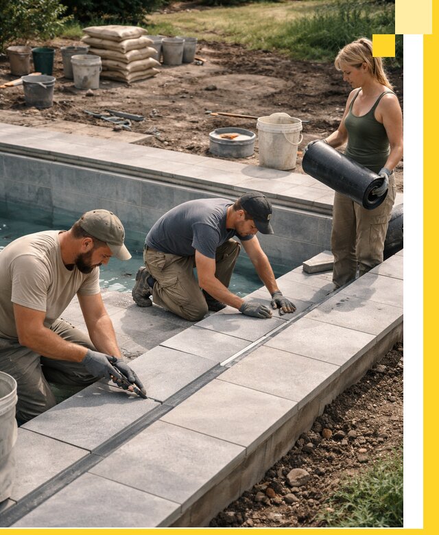 Строительство и монтаж уличных бассейнов под ключ в Рубцовске