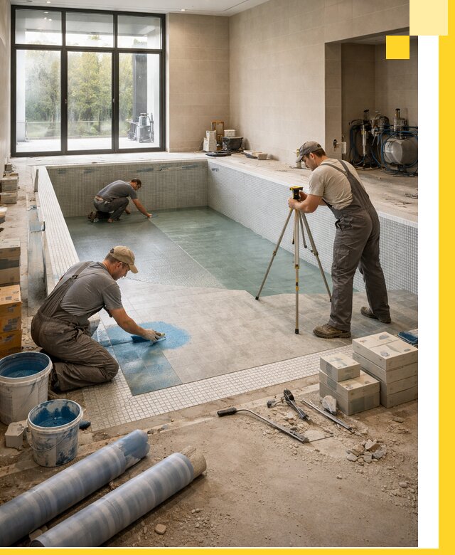 Проект и строительство закрытых бассейнов в Рубцовске под ключ