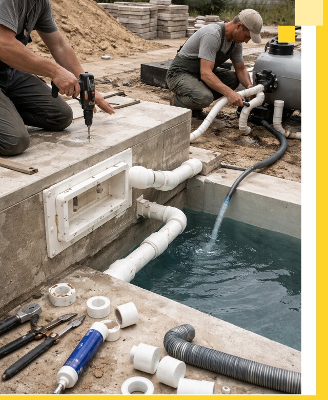 Строительство скиммерных бассейнов под ключ в Рубцовске