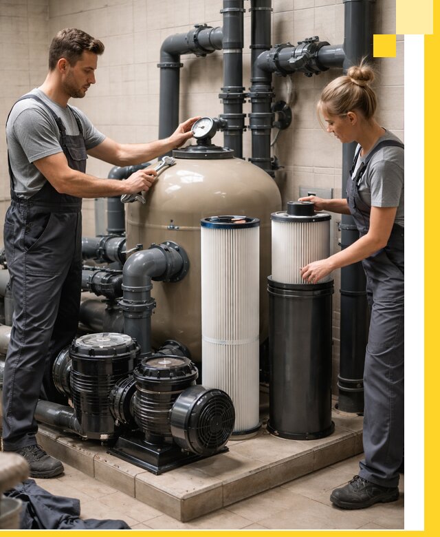 Фильтры и системы фильтрации для бассейнов в Рубцовске