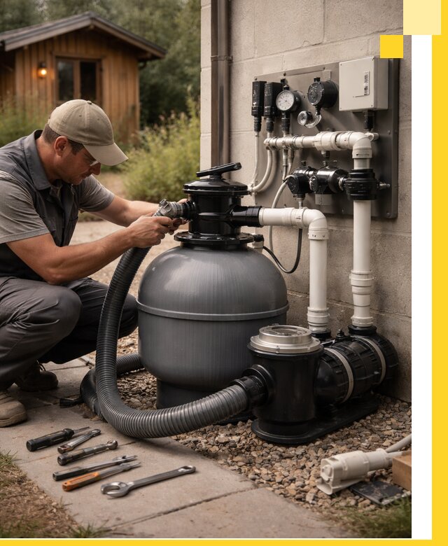 Продажа и монтаж фильтров и насосов для бассейнов в Рубцовске