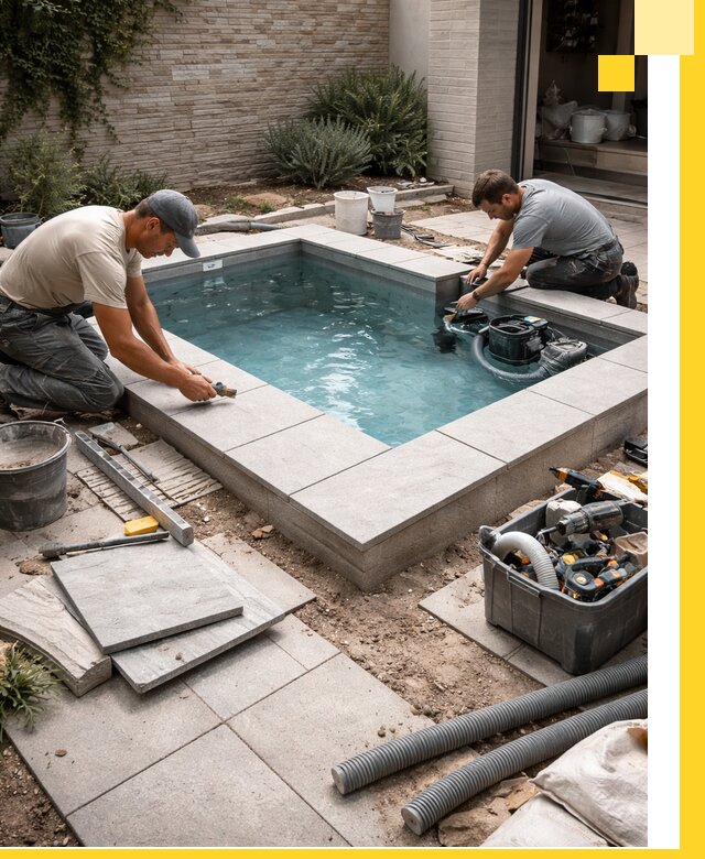 Мини бассейны под ключ в Рубцовске, дизайн и установка