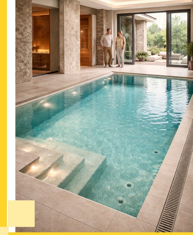 Бассейн во дворе в Рубцовске: проект, отделка от 1213560 р. | ЭриданРбц