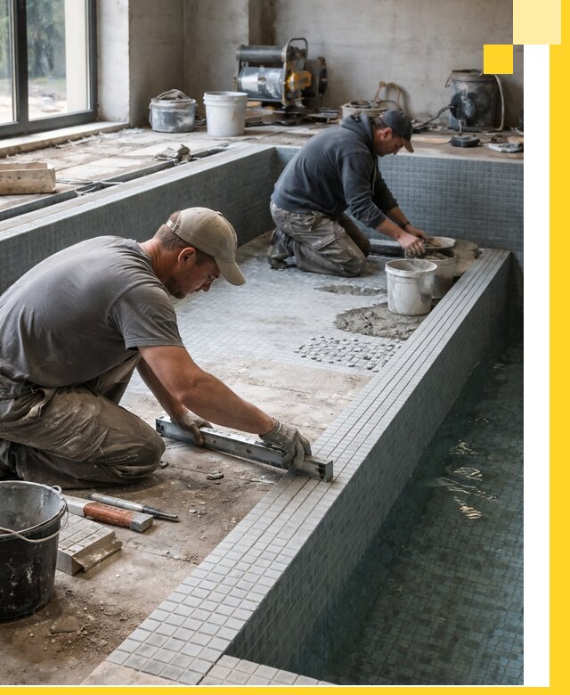 Строительство бассейна в частном доме в Рубцовске под ключ