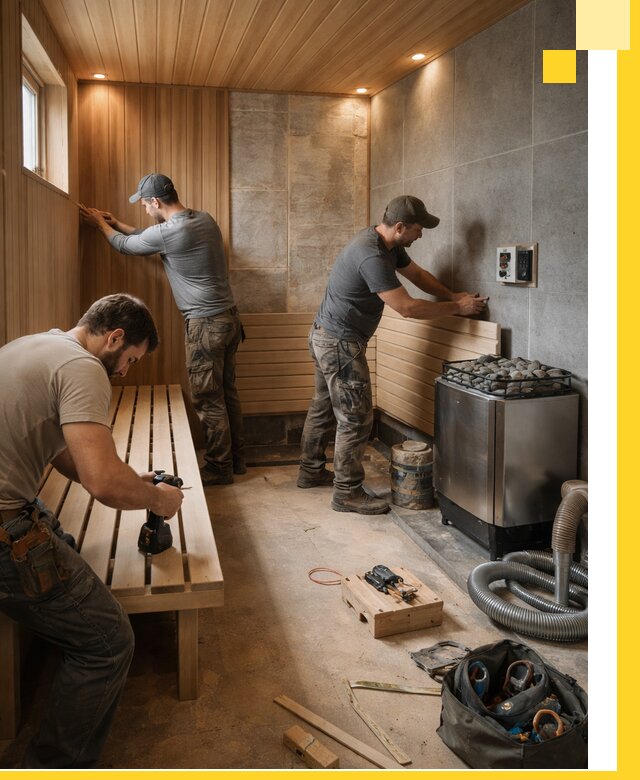 Сауны под ключ в Рубцовске, проектирование, строительство, отделка