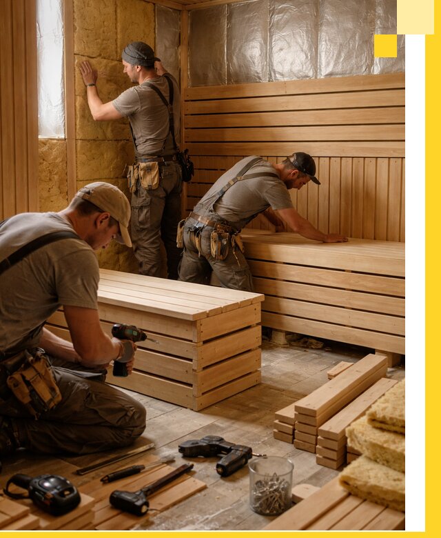 Профессиональное строительство саун под ключ в Рубцовске