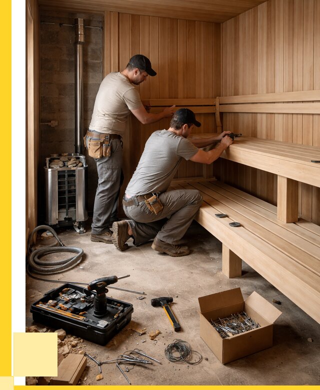 Монтаж саун под ключ в Рубцовске от 121356 р. | ЭриданРбц