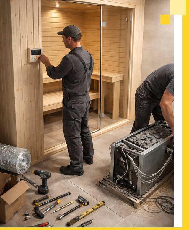 Поставка, установка и монтаж электрических саун в Рубцовске