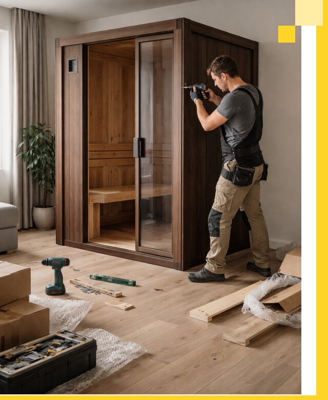 Установка и производство мини саун под ключ в Рубцовске