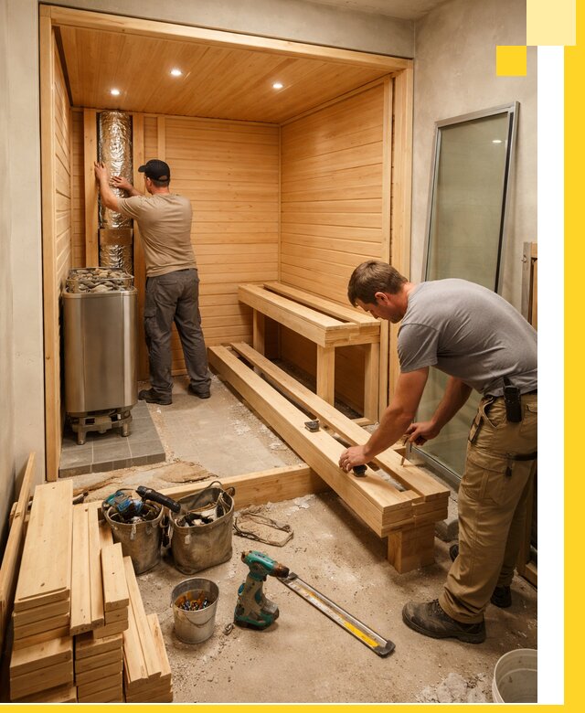 Проектирование и установка домашних саун под ключ в Рубцовске