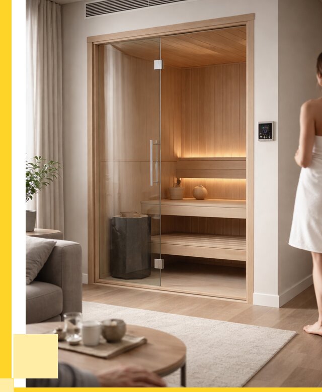 Сауна в квартире под ключ в Рубцовске от 121356 р. ЭриданРбц