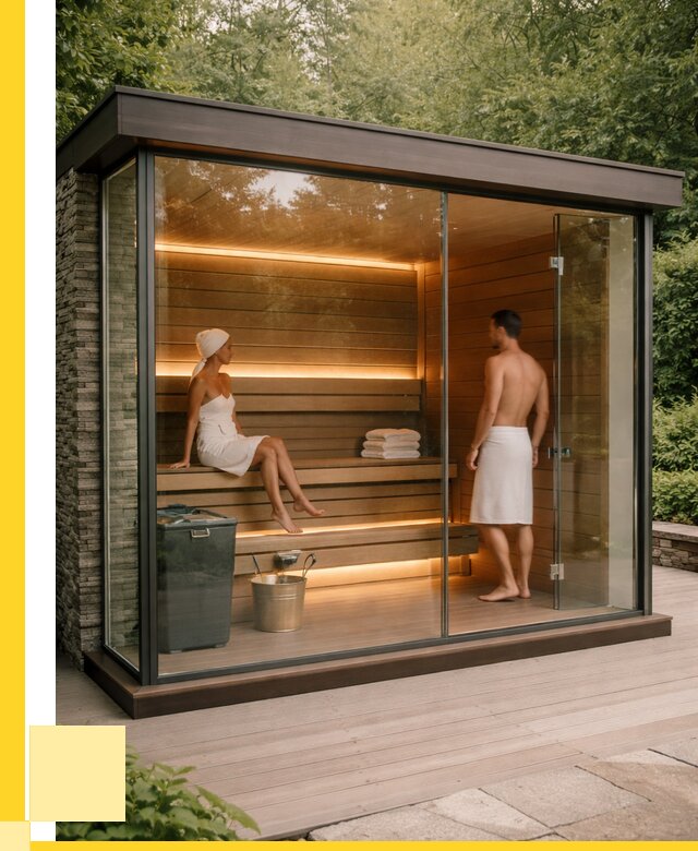 Сауна стеклянная и двери для сауны в Рубцовске от 252825 р. | ЭриданРбц