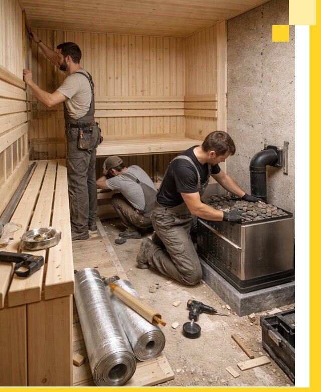 Индивидуальные сауны на заказ в Рубцовске под ключ, проект и монтаж