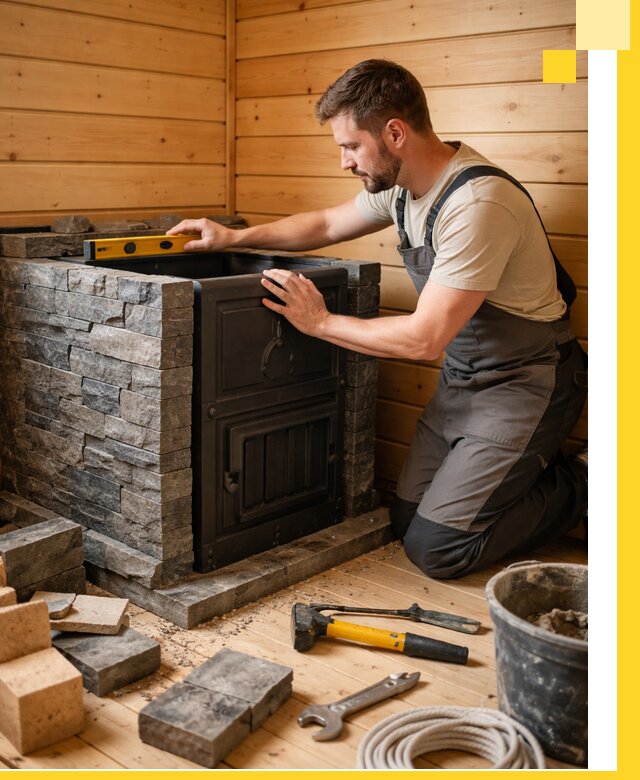 Производство и установка печей для саун под ключ в Рубцовске