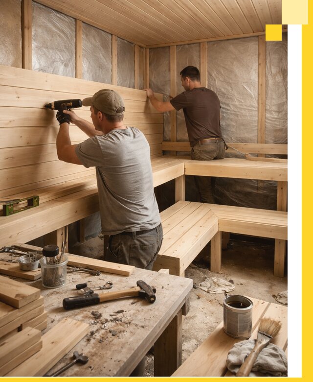 Профессиональная отделка бань и саун под ключ в Рубцовске