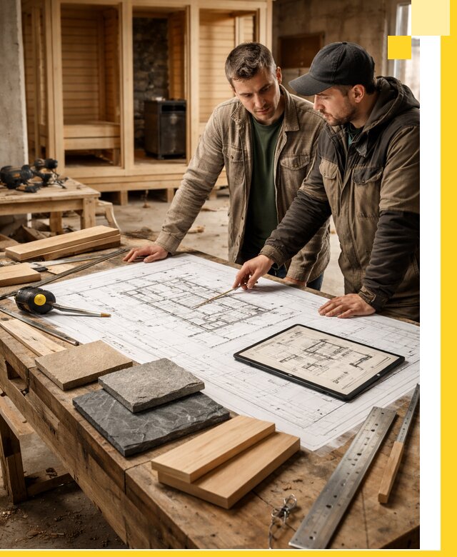 Проекты бань под ключ и планы строительства в Рубцовске