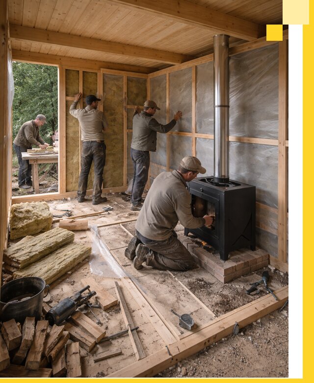 Профессиональный монтаж бань под ключ в Рубцовске для дома