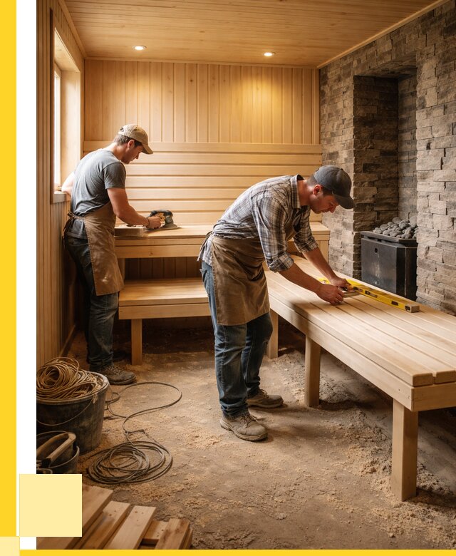 Отделка бани в Рубцовске: внутренняя отделка от 3034 р. | ЭриданРбц