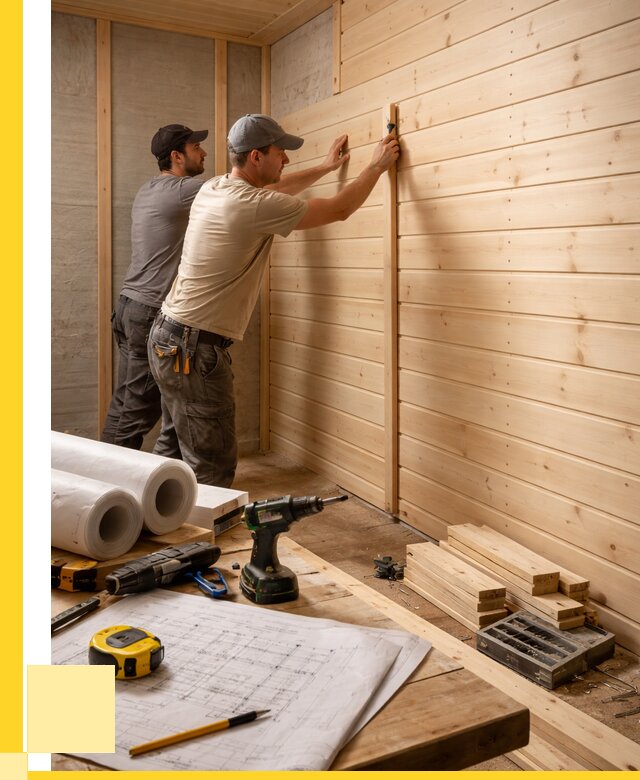 Обшивка бани вагонкой в Рубцовске от 1214 р., ЭриданРбц