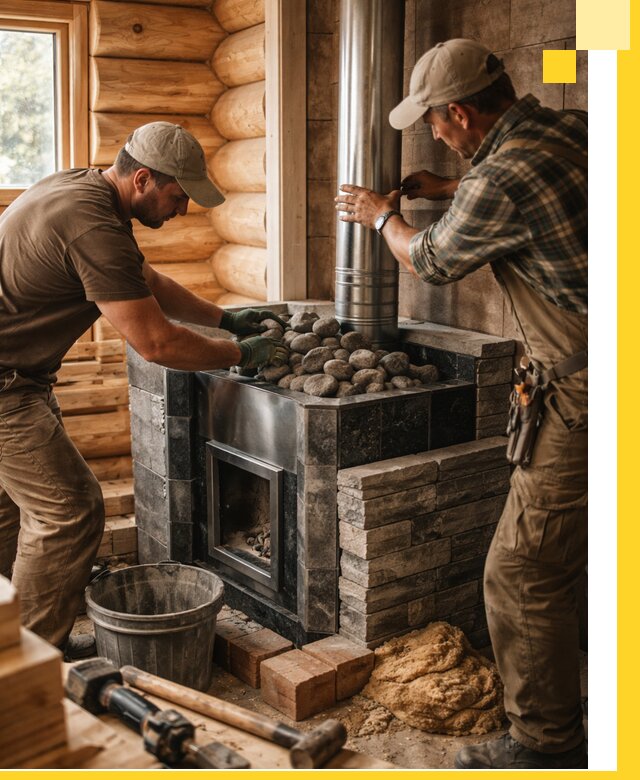 Строительство и отделка русских бань под ключ в Рубцовске