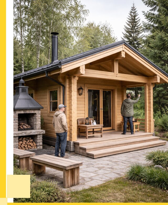 Деревянные бани под ключ в Рубцовске от 455085 р. | ЭриданРбц