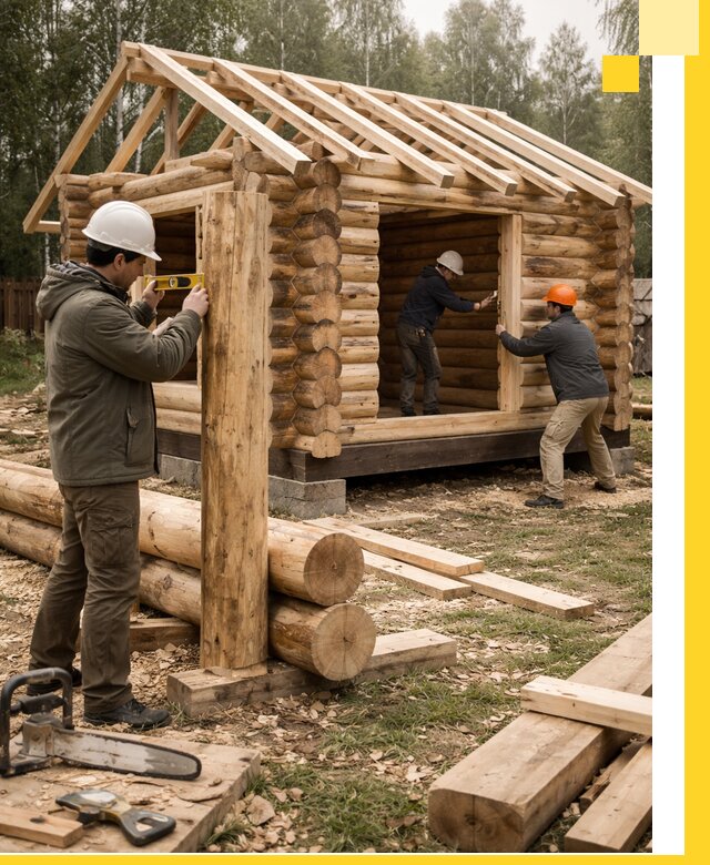 Строительство бань для дачи под ключ в Рубцовске с доставкой и монтажом