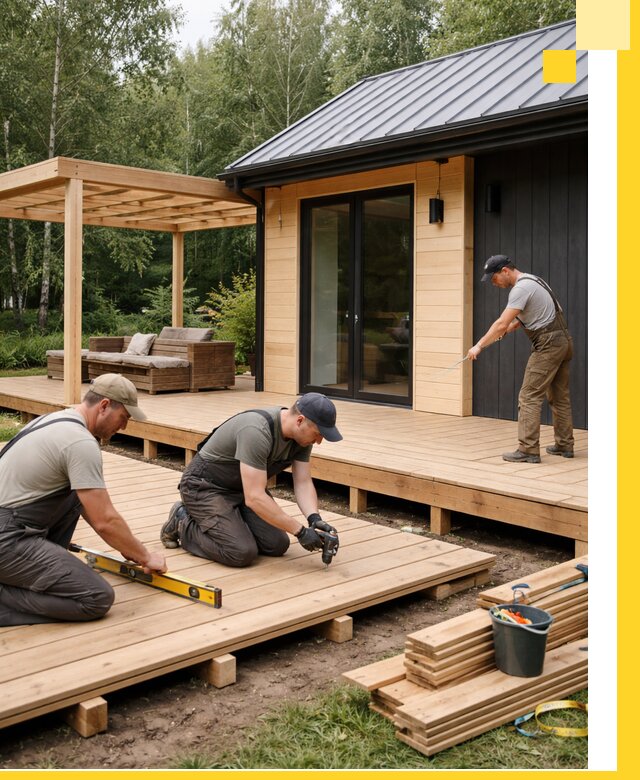 Строительство бань с террасой и бассейном под ключ в Рубцовске