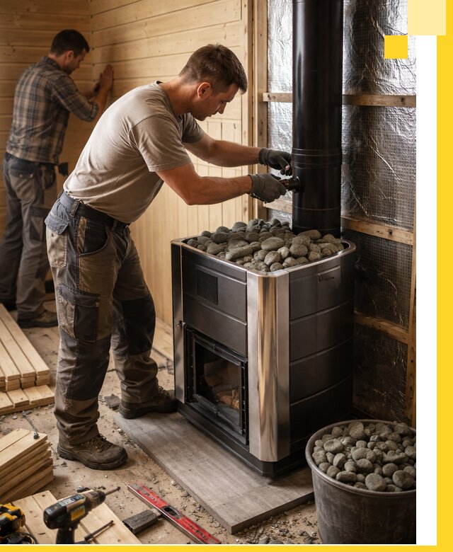 Проектирование и строительство парилок для бани в Рубцовске под ключ