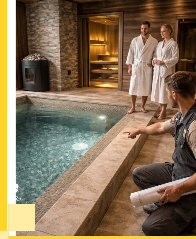 Проект бани с бассейном под ключ в Рубцовске от 65735 р. | ЭриданРбц