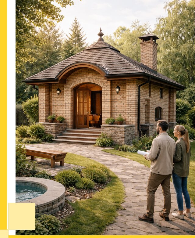 Проект кирпичной бани в Рубцовске от 30339 р. | ЭриданРбц