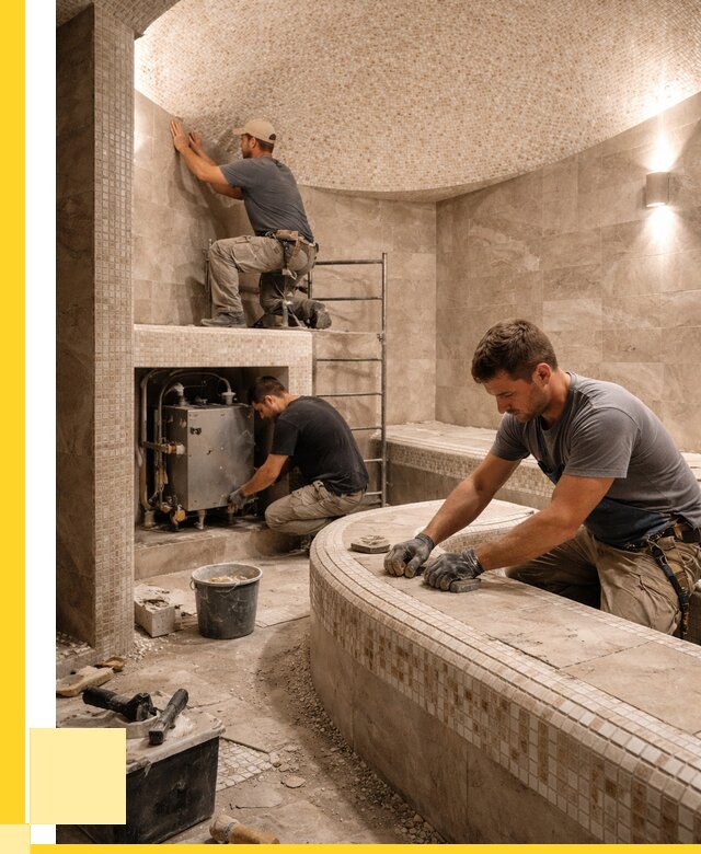 Монтаж хамамов под ключ в Рубцовске от 252825 р. ЭриданРбц