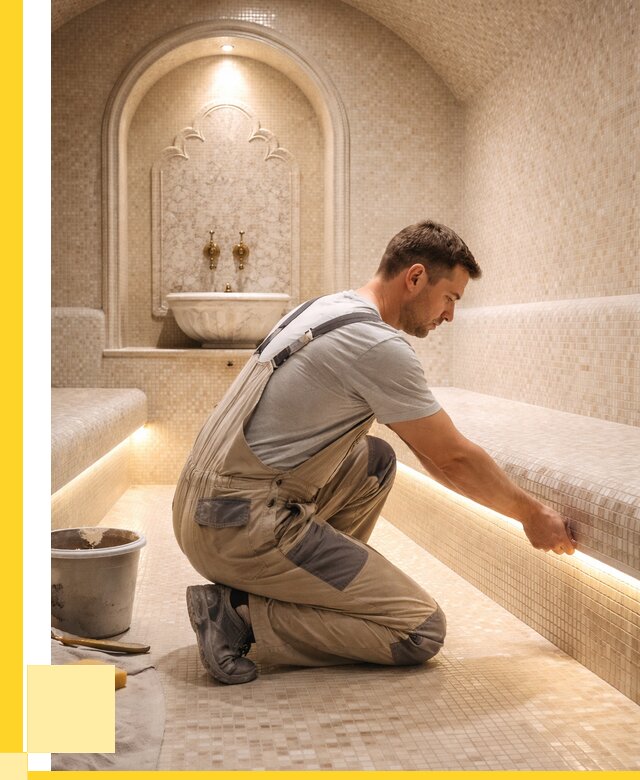 Отделка хамамов под ключ в Рубцовске от 5562 р. | ЭриданРбц