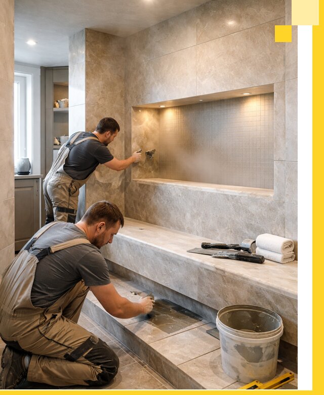 Профессиональное строительство хамама в квартире в Рубцовске